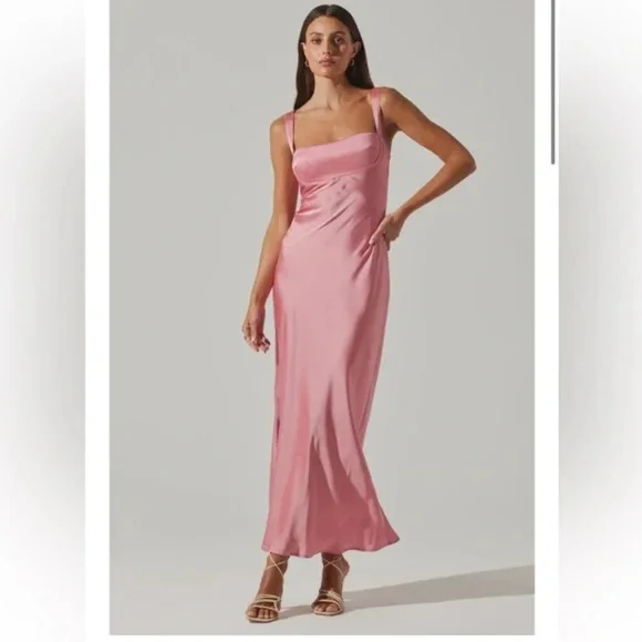 chinese dress ladies Stacie Satin Maxi Dress main image 0